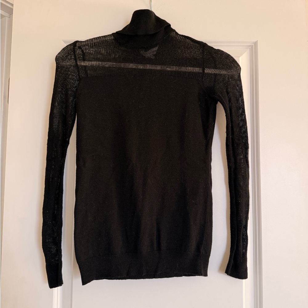 BCBGeneration Classic Black Knit Top